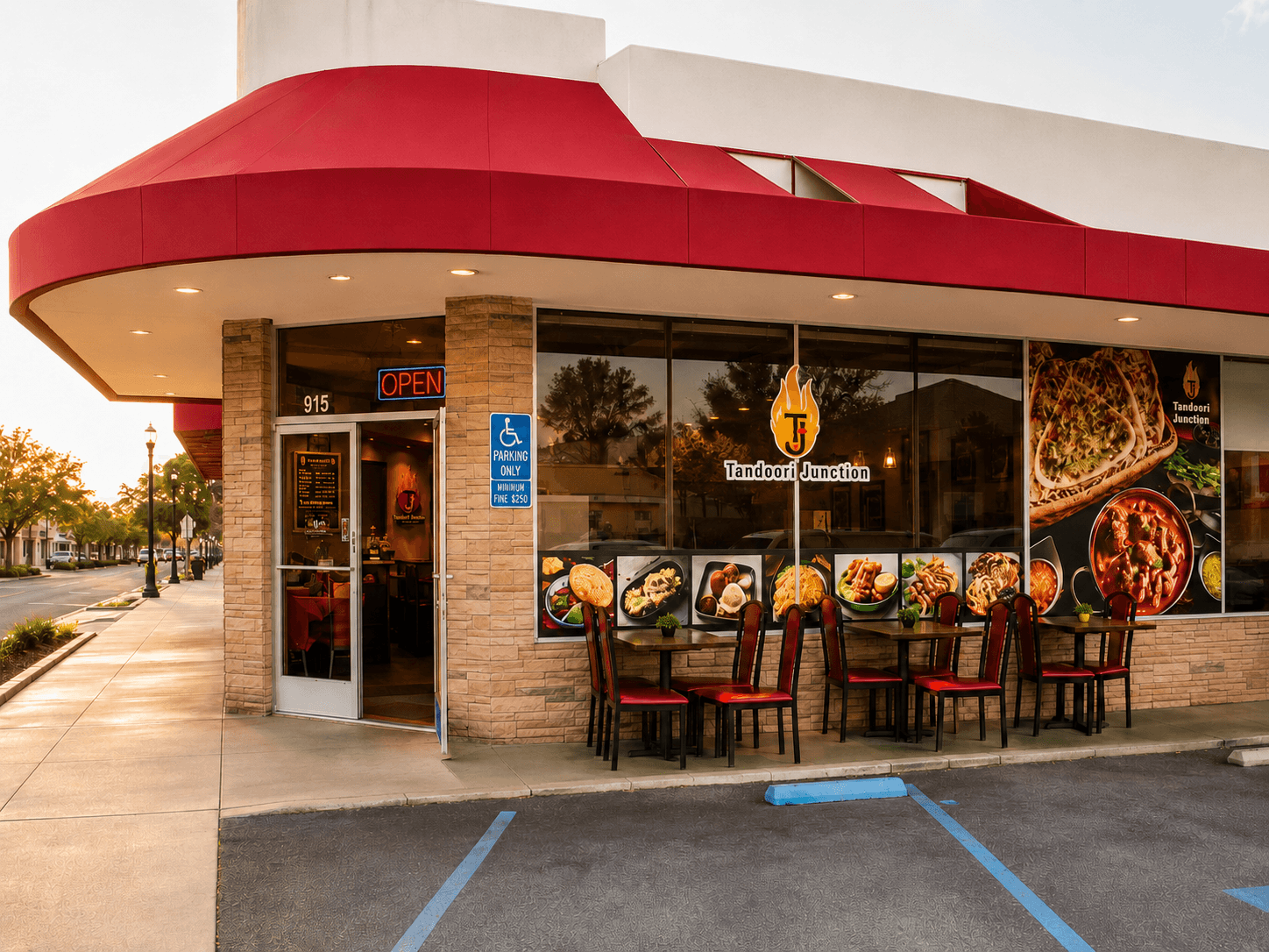 Tandoori Junction restaurant at 698 W Dana St Mountain View