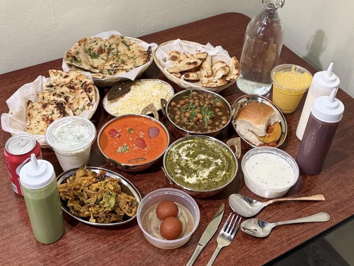 A selection of dishes from Tandoori Junction