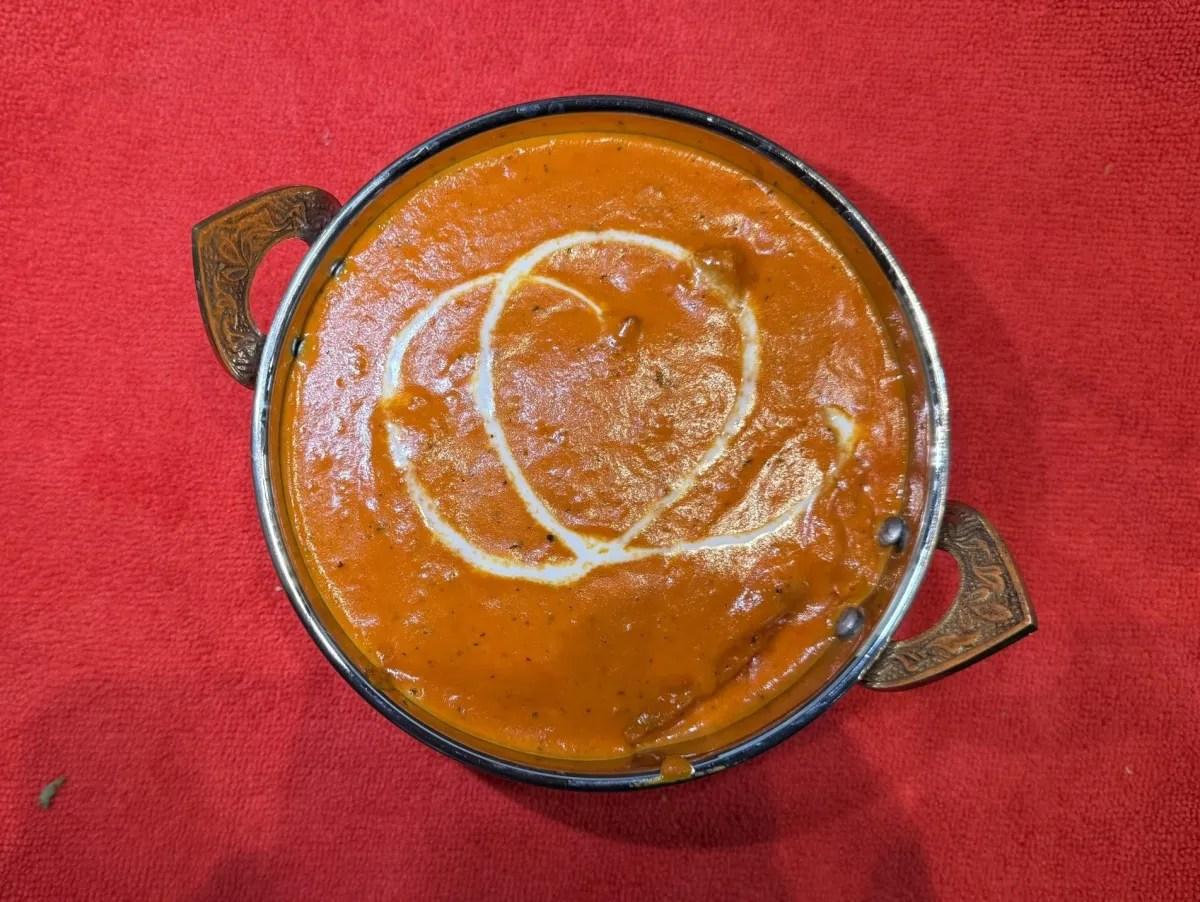 Butter Chicken in creamy tomato sauce